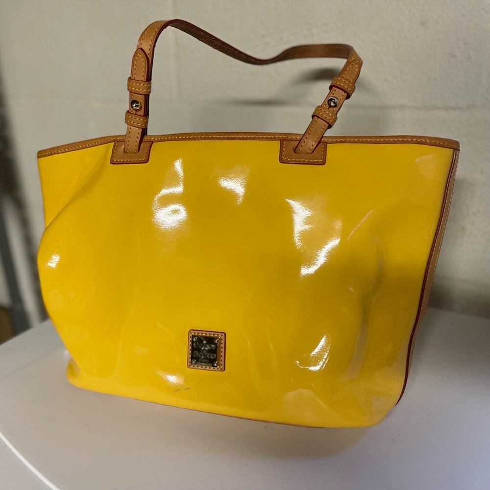 Yellow Dooney and Bourke Handbag